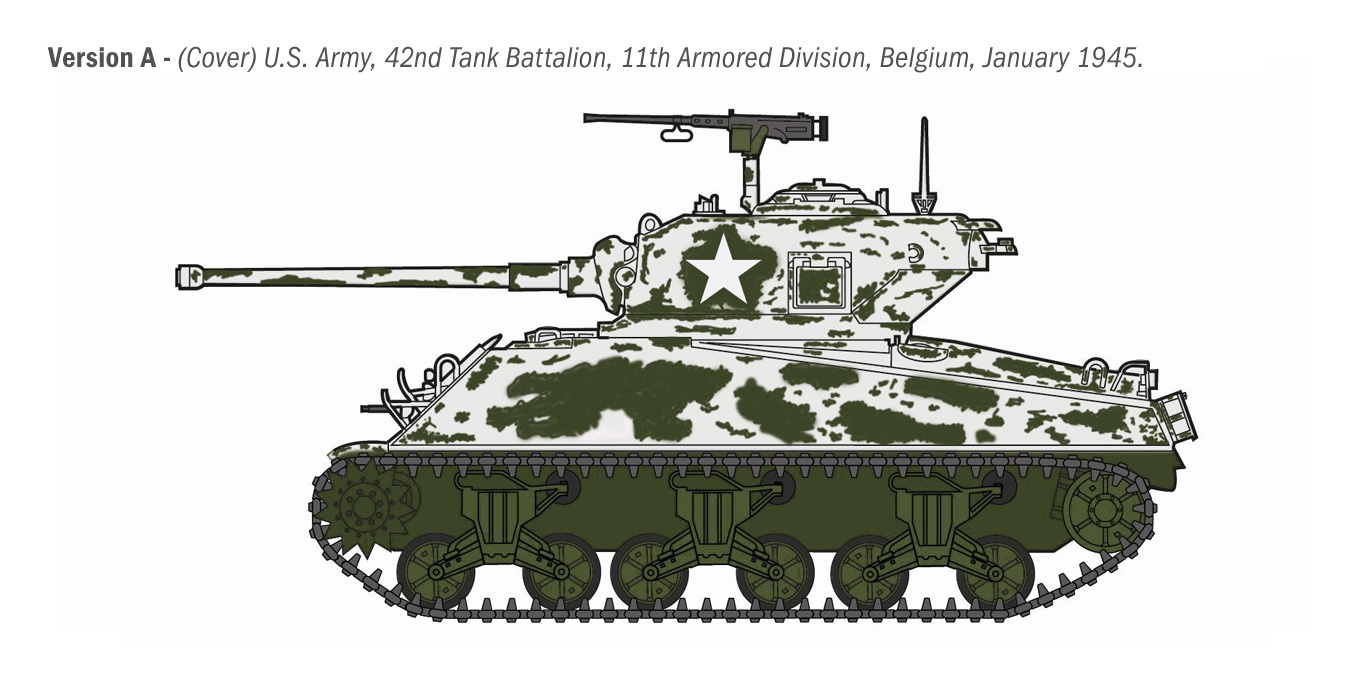Italeri 1/35 Sherman M4A3 Wet # 96440