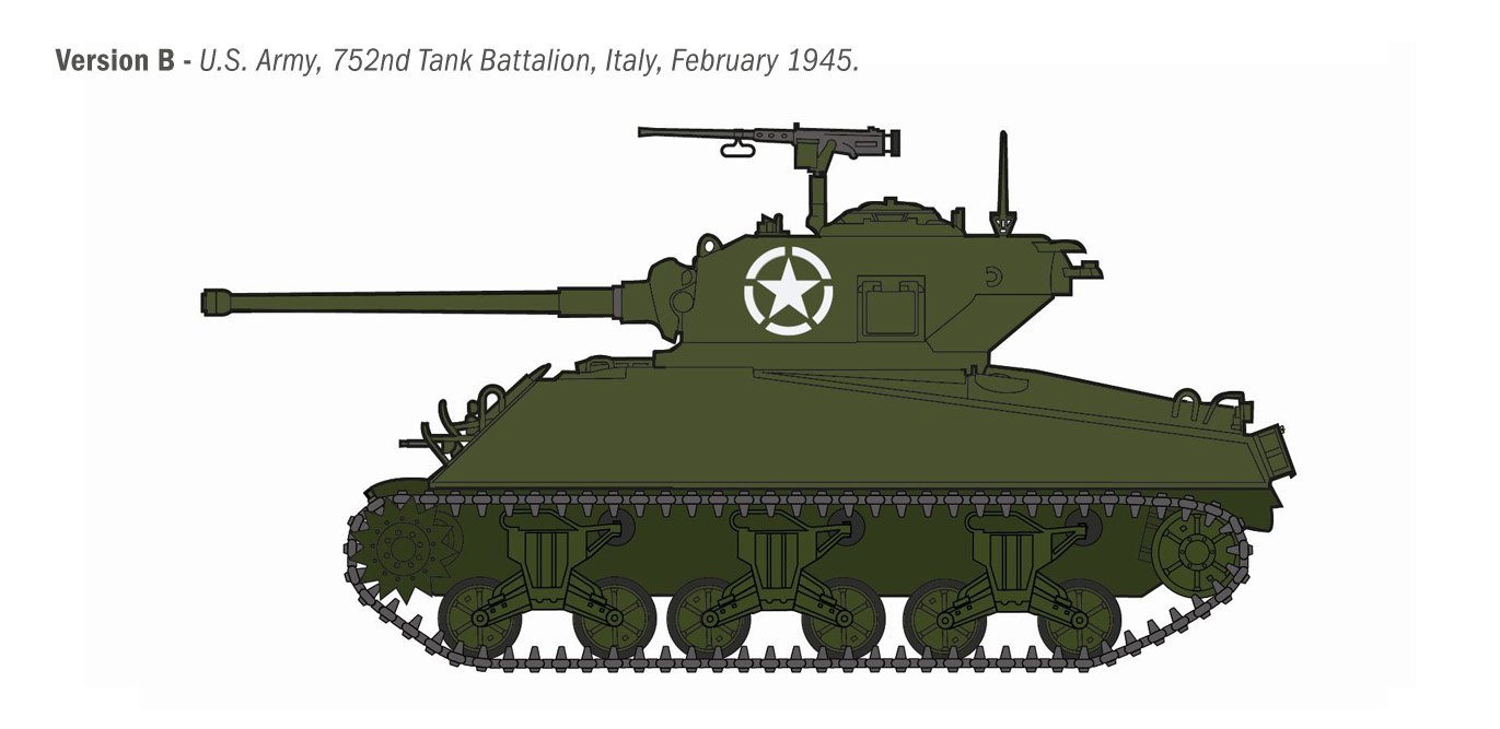 Italeri 1/35 Sherman M4A3 Wet # 96440