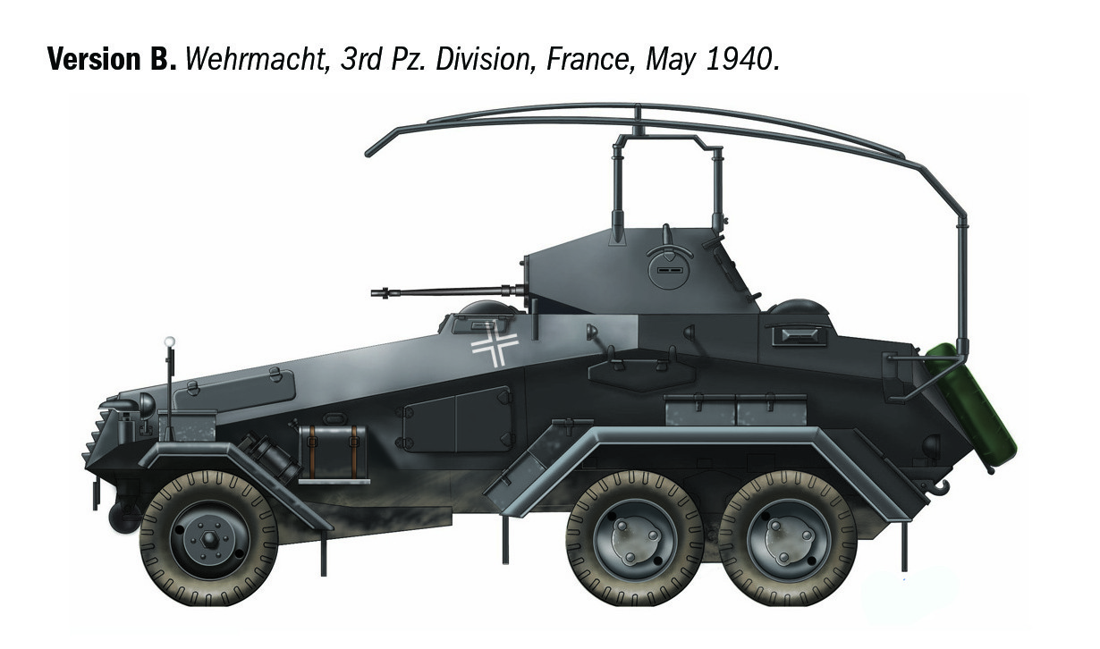 Italeri 1/72 Sd.Kfz. 232. 6 Rad # 97032