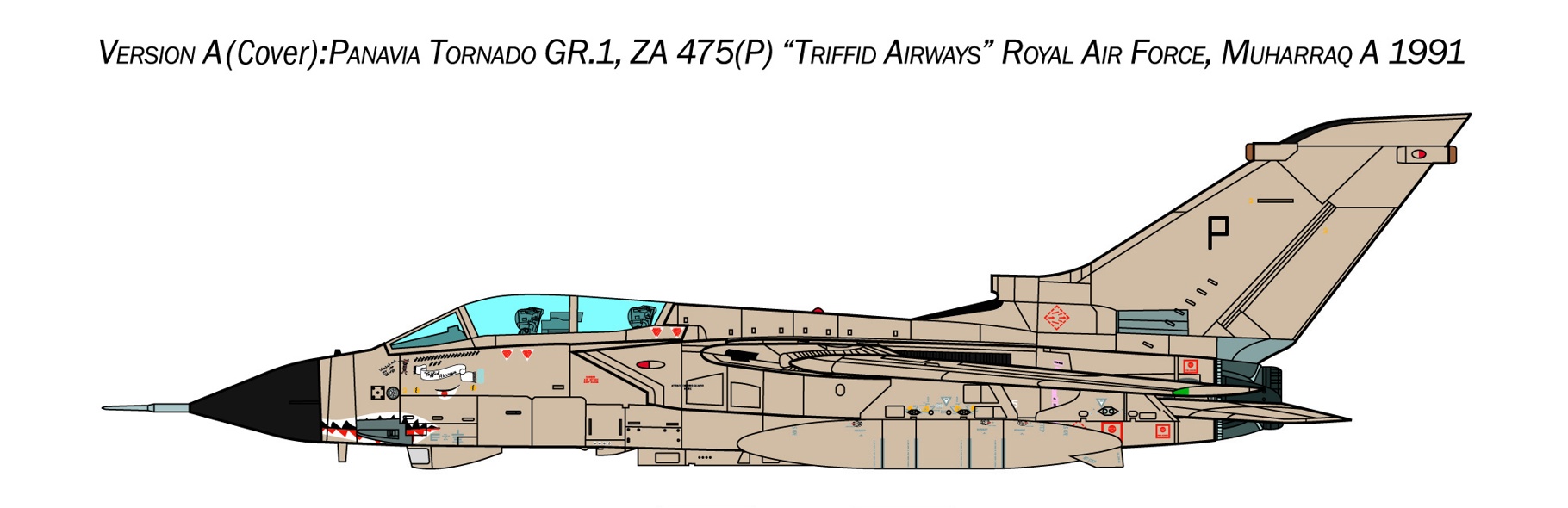 Italeri 1/48 Tornado GR.1/IDS Gulf War # W35107