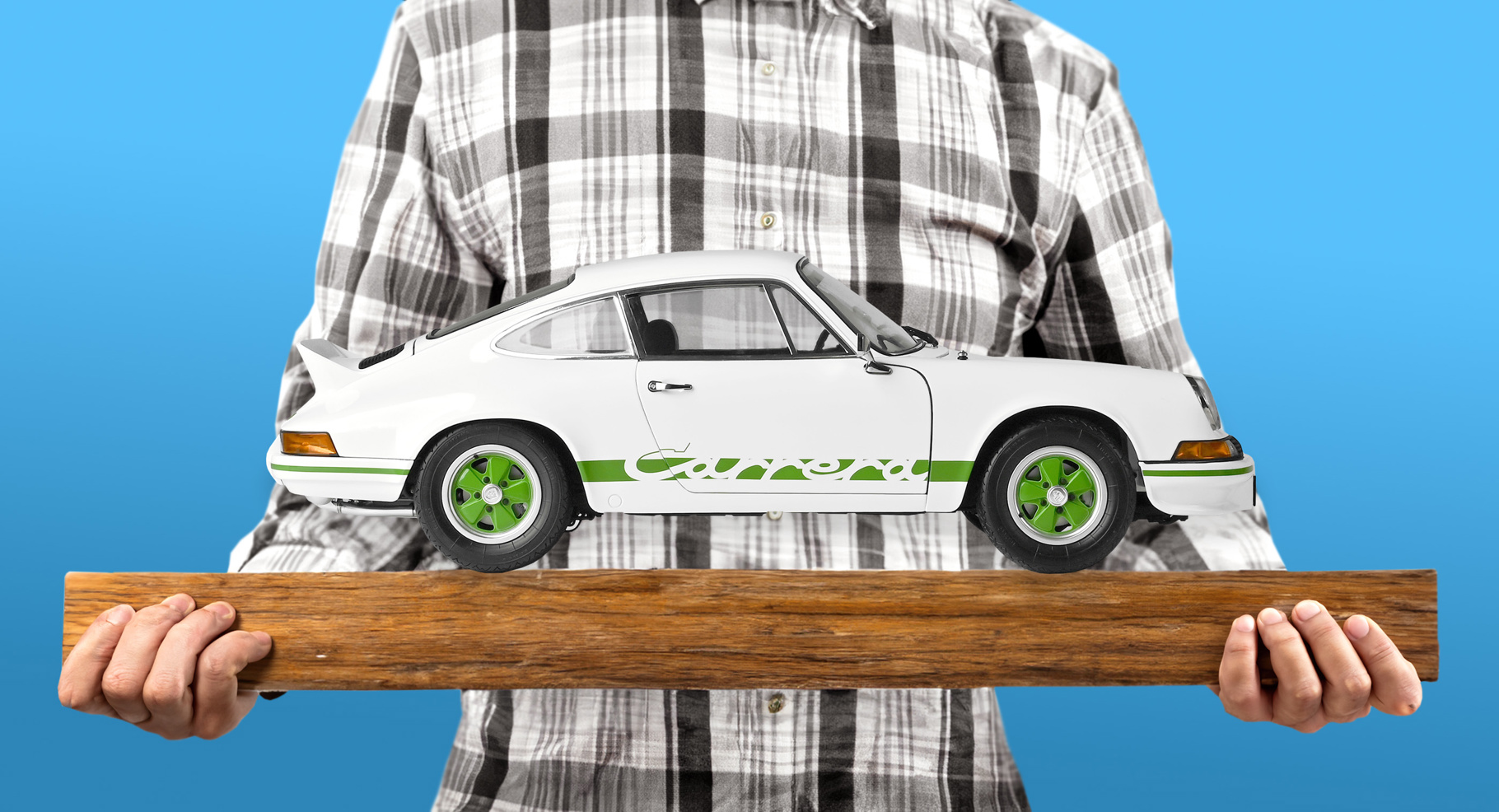 IXO Collections 1/8 White Porsche 911 Carrera RS 2.7 # IXC911FKW