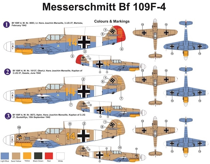 Kovozavody Prostejov 1/72 Duel over Africa 1942 - Curtiss Kittyhawk Mk.Ia and Messerschmitt Bf-109F-4 # 7207