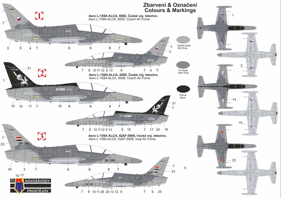 Kovozavody Prostejov 1/72 Aero L-159A Alca Hi-Tech Edition # 7214