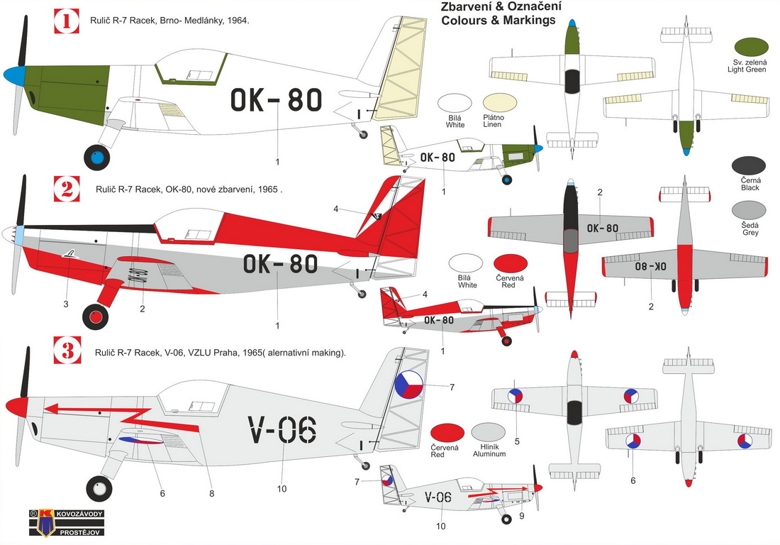 Kovozavody Prostejov 1/72 Rublic R-7 'Racek' (Gull) New Tool # 72506
