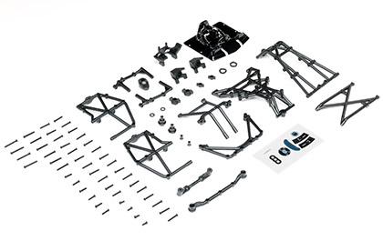 Losi 1/18 Mini LMT Zombie RC Monster Truck All-New Cage Design