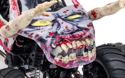 Losi 1/18 Mini LMT Zombie RC Monster Truck UV-Printed Hood
