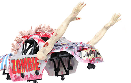 Losi 1/18 Mini LMT Zombie RC Monster Truck Removable Twist-Lock Cage