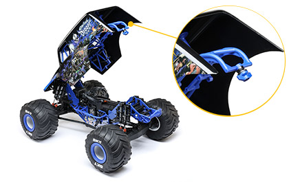 Losi 1/8 LMT 2.0 Son-Uva Digger 4X4 Solid Axle Monster Truck Composite Flip-Top Cage