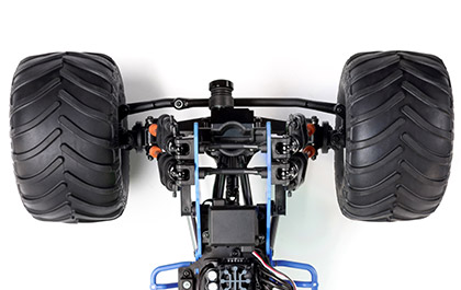 WIDER & LONGER FOOTPRINT Losi 1/8 LMT 2.0 Grave Digger 4X4 Solid Axle Monster Truck WIDER & LONGER FOOTPRINT