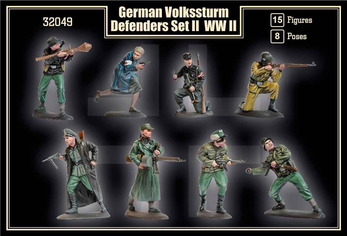 Mars 1/32 German Volkssturm Defenders WWII Set II # 32049
