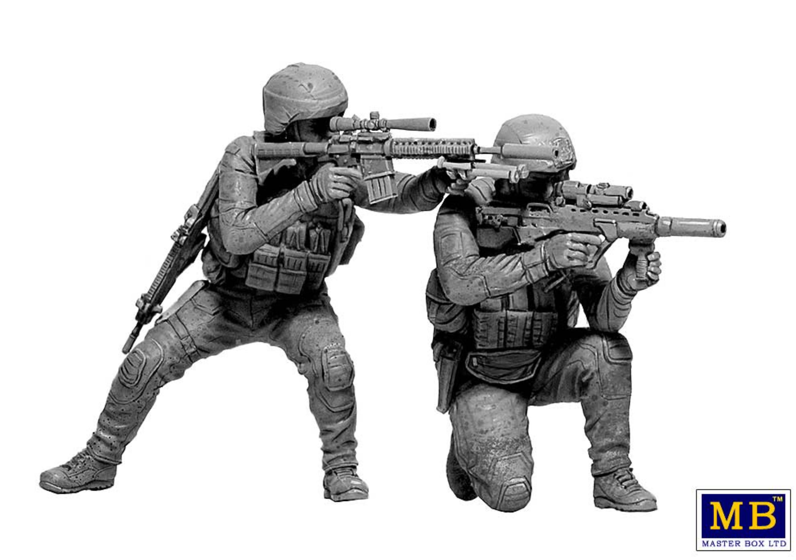 Masterbox 1/35 Sniper Group, Kit No. 5 (RU-UKR War) # 35235