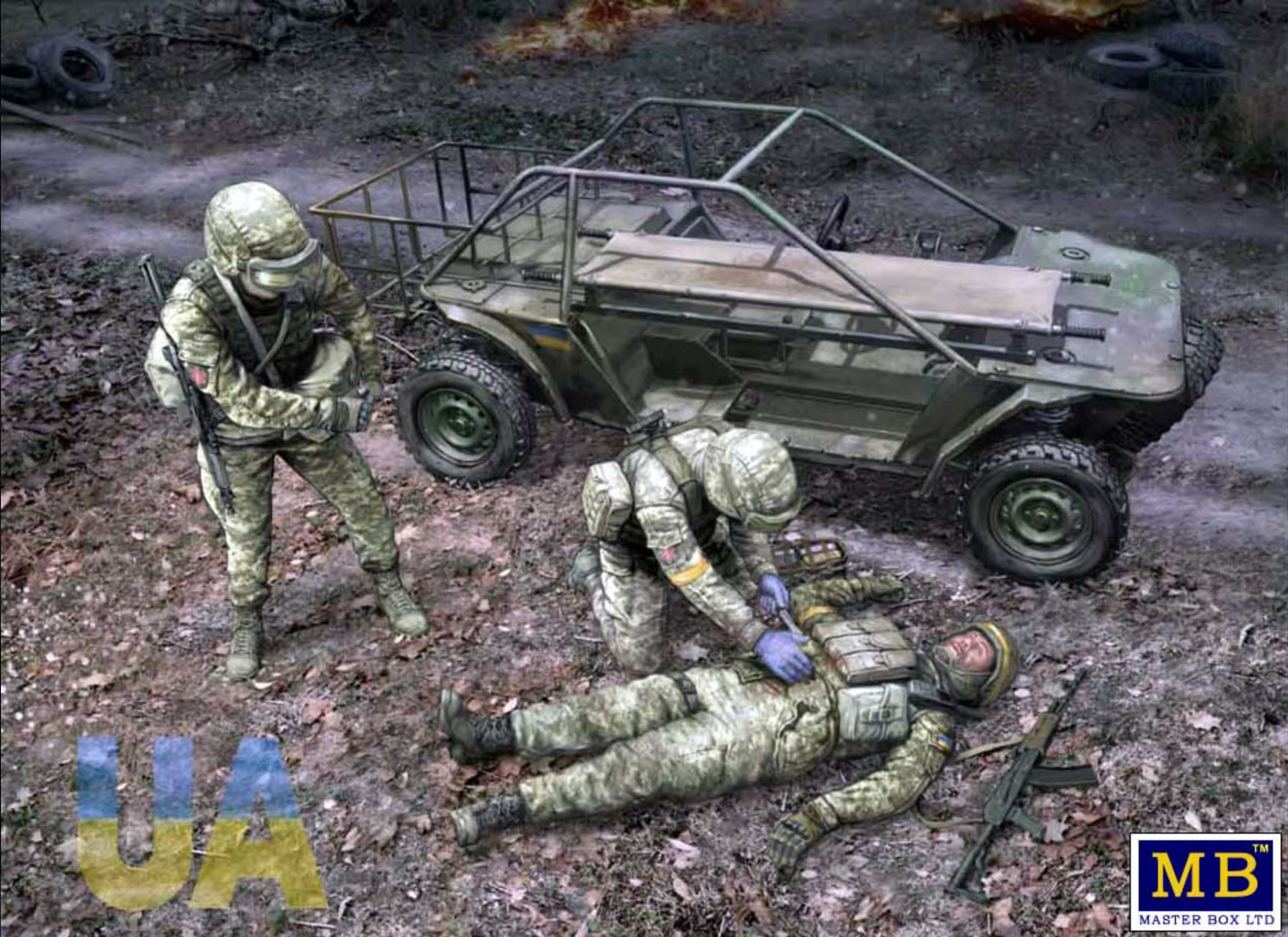 Masterbox 1/35 Mongoose, Ukraine Evacuation w/ Crew # 35246