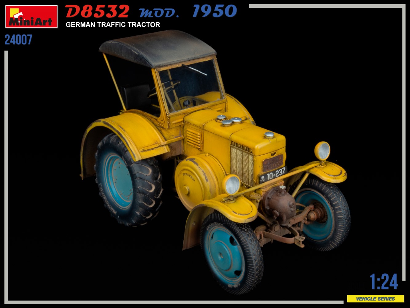 Miniart 1/24 German Traffic Tractor D8532 Mod 1950 # 24007