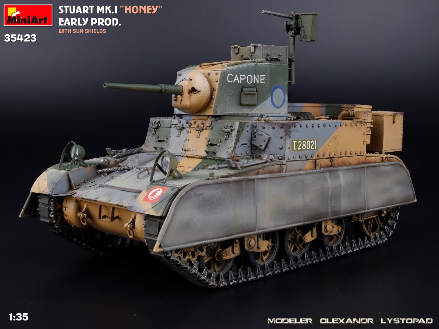 Miniart 1/35 Stuart Mk.I Honey Early Prod w/ SunShield # 35423