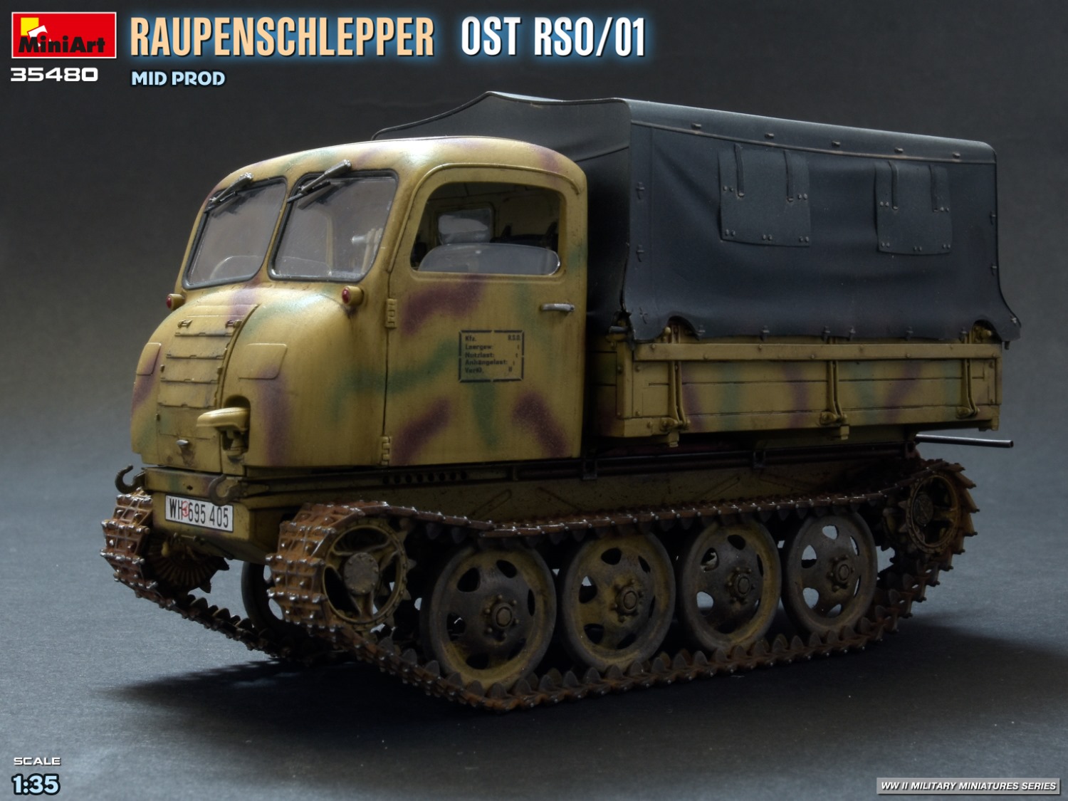 Miniart 1/35 Raupenschlepper Ost RSO/01. Mid Prod # 35480