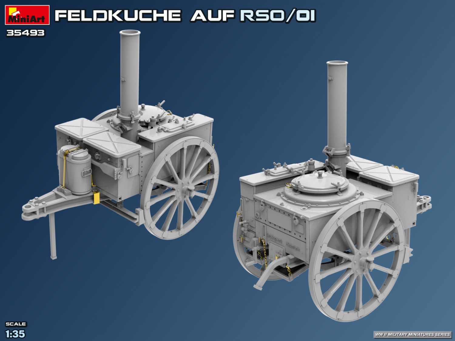 Miniart 1/35 Feldkuche Auf RSO/01 # 35493