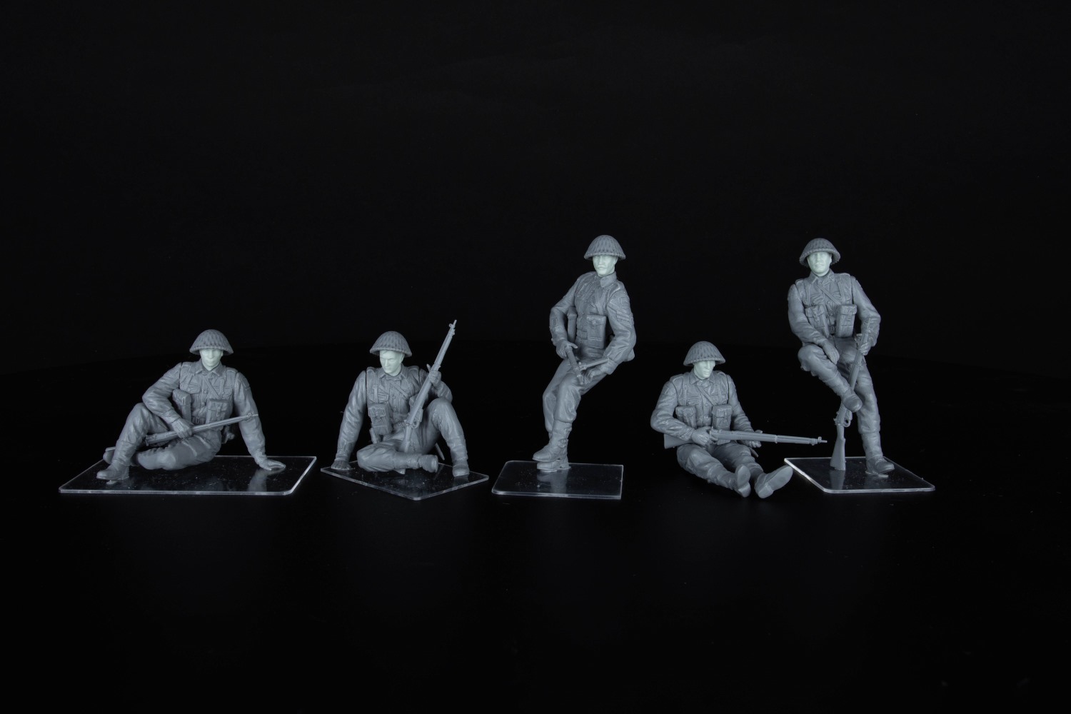 Miniart 1/35 British Tank Riders NW Europe w/Resin Heads # 35496