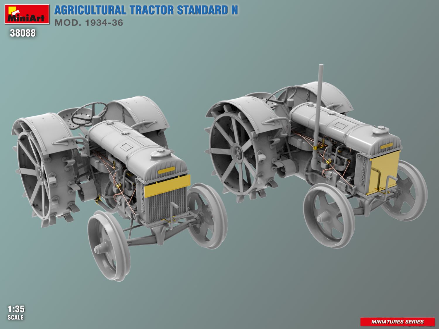 Miniart 1/35 Agricultural Tractor Standard N Mod 1934 # 38088