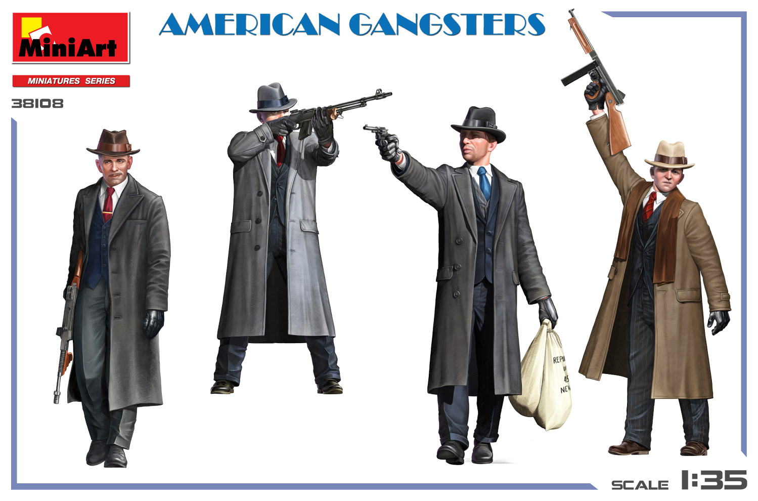 Miniart 1/35 American Gangsters # 38108