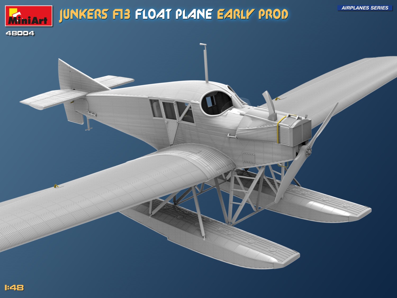  Miniart 1/48 Junkers F13 Float Plane, Early Prod # 48004
