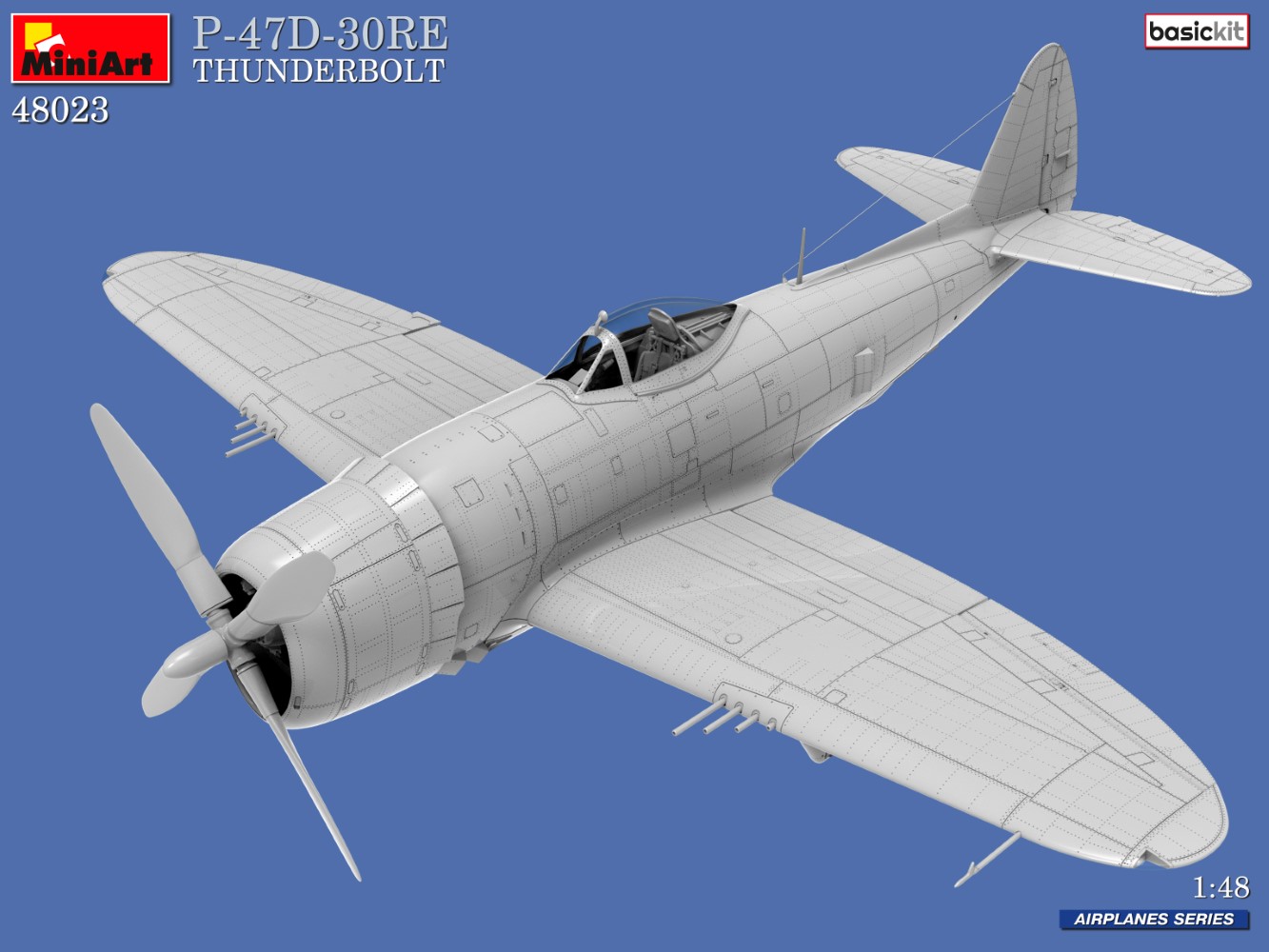Miniart 1/48 P-47D-30RE Thunderbolt Basic Kit # 48023