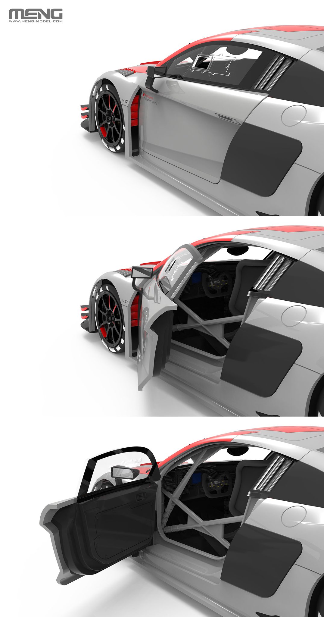 Meng Model 1/24 Audi R8 LMS GT3 2019 # CS-006