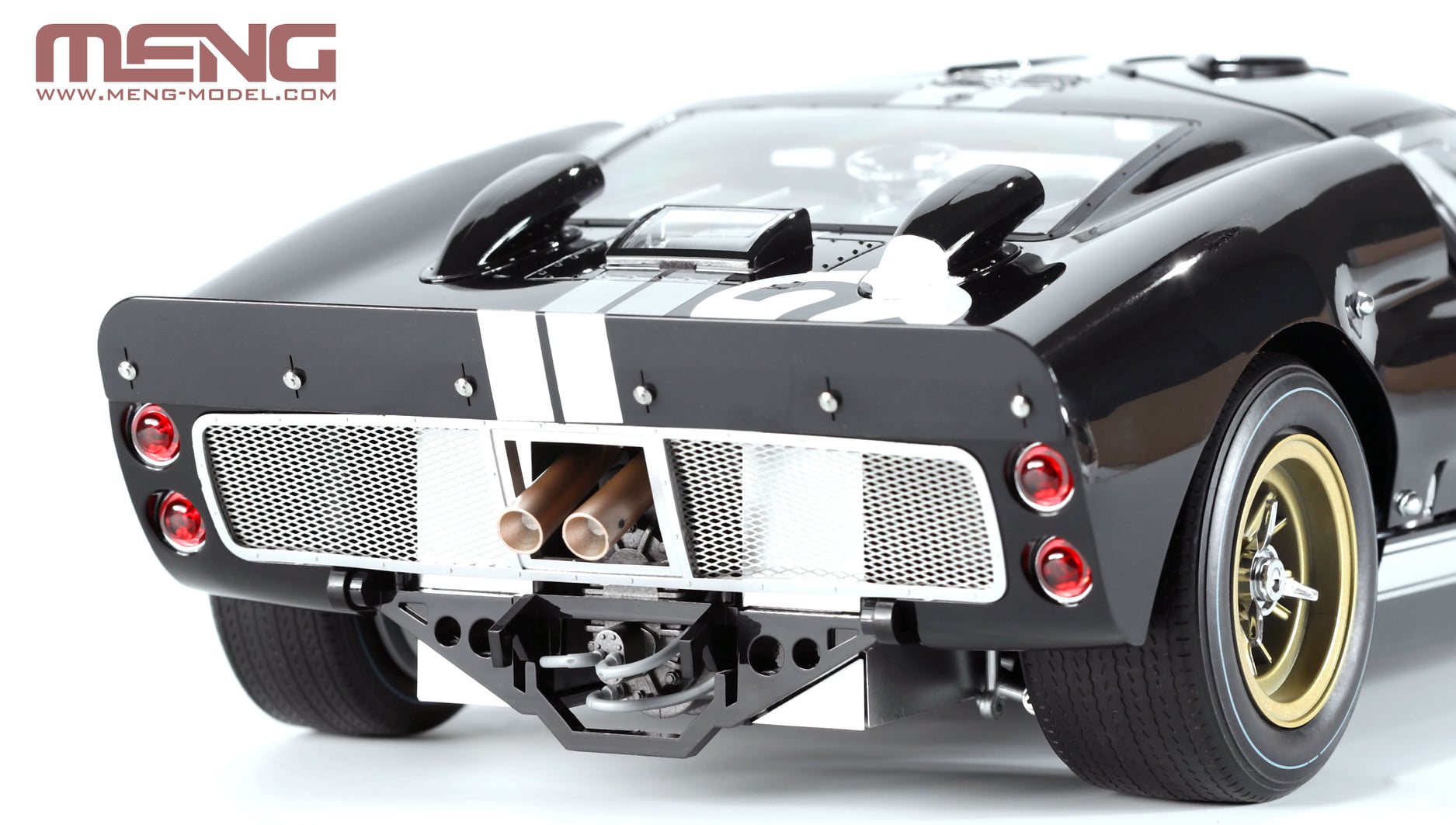 Meng 1/12 Ford GT40 Mk.II '66 Champion (pre-coloured) # RS-003