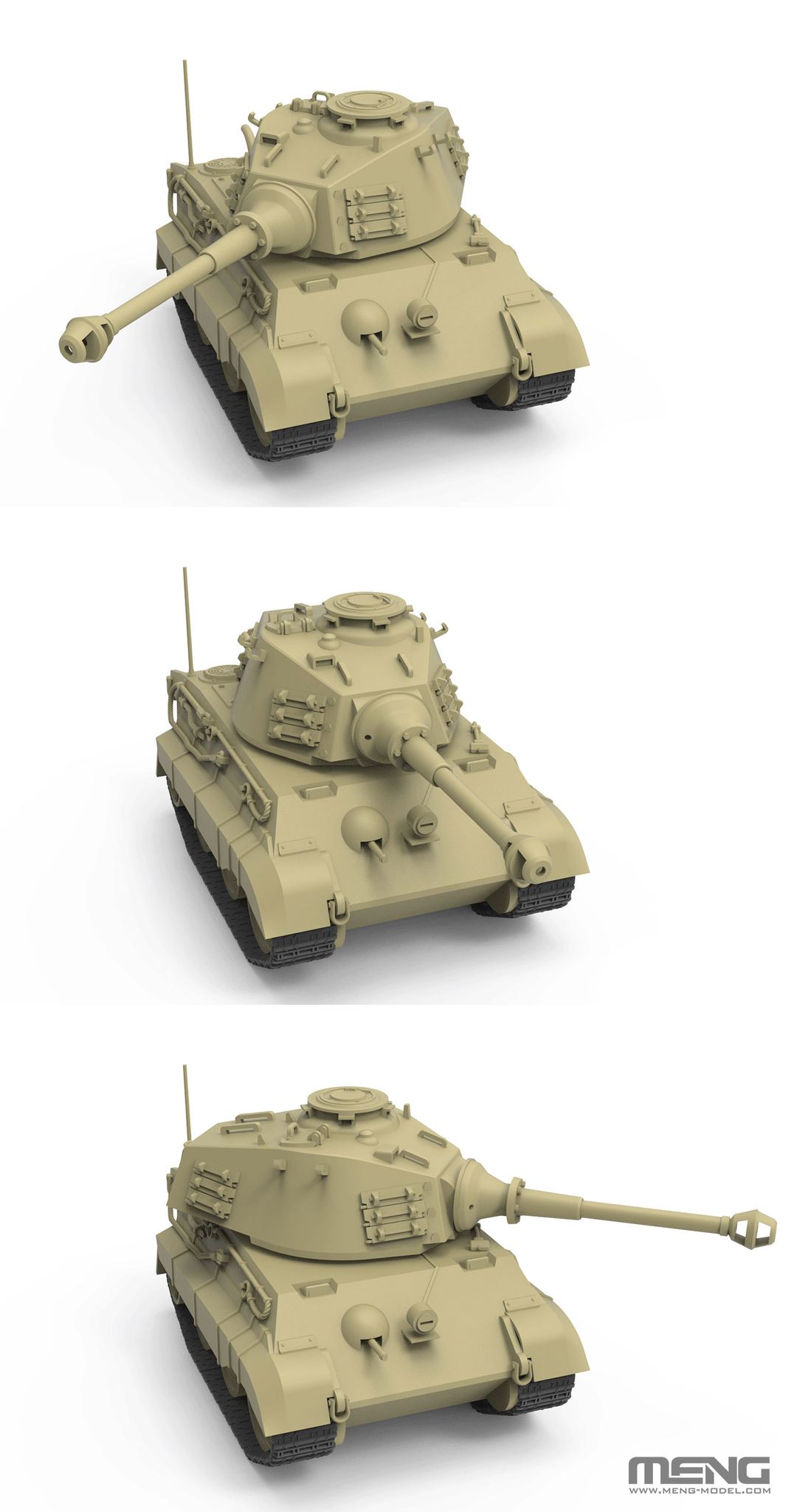 Meng Model German King Tiger (Henschel Turret) # WWT-021