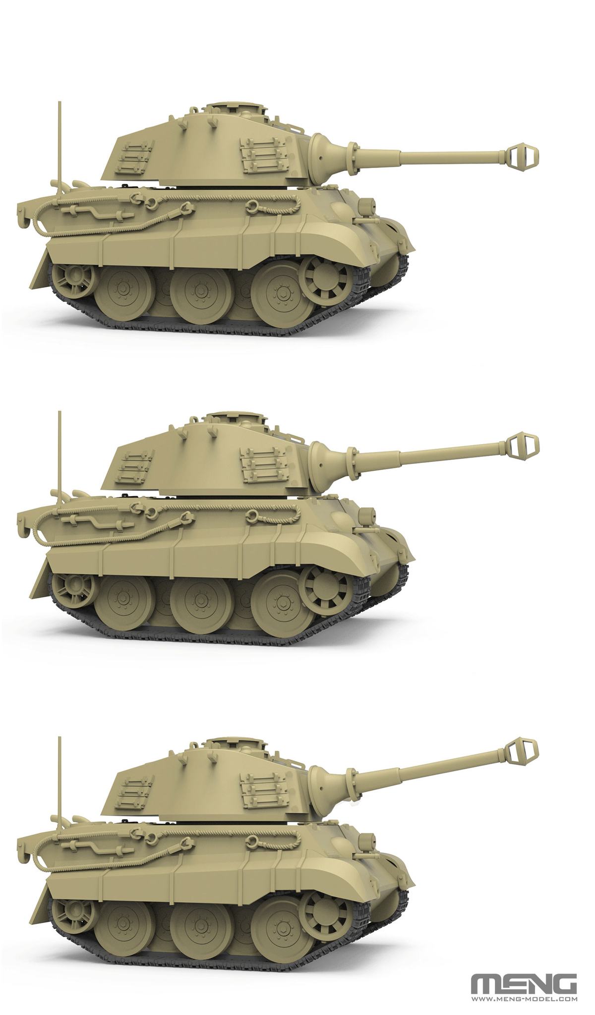 Meng Model German King Tiger (Henschel Turret) # WWT-021