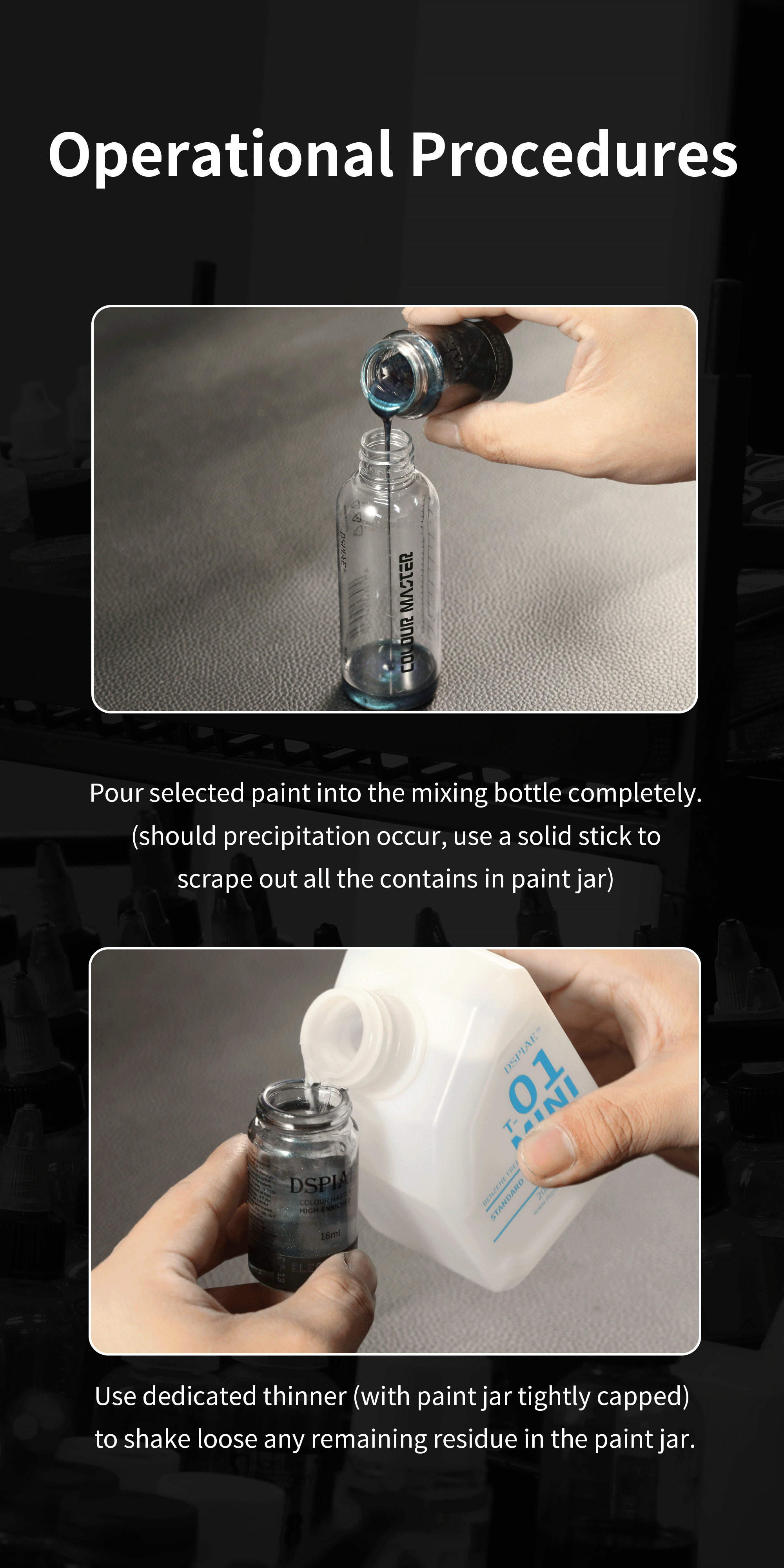 Dspiae Portable Magnetic Paint Mixer # MS-01LE