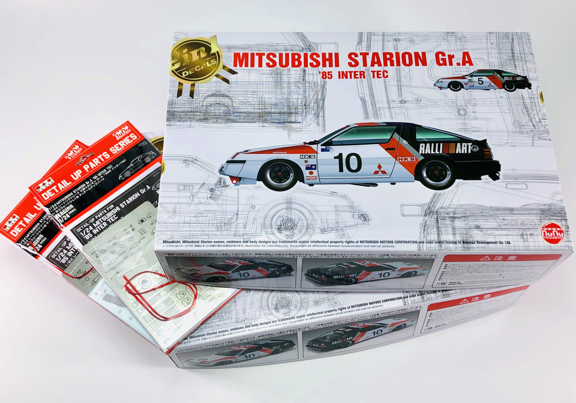 NUNU 1/24 Mitsubishi Starion '85 Japan Tec Upgrade Set # E24031