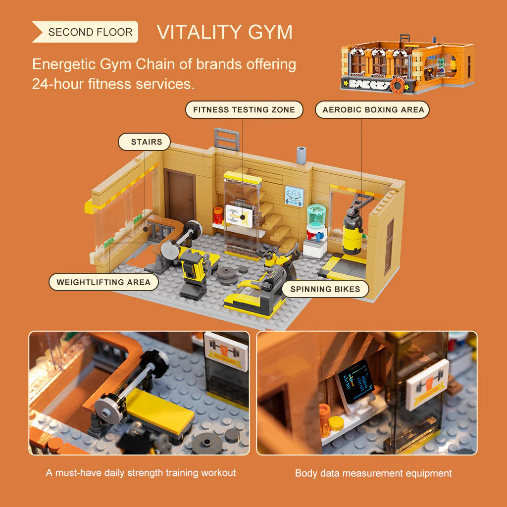PANTASY Bakery (4-Storey Building) - 2663 pcs # 85013