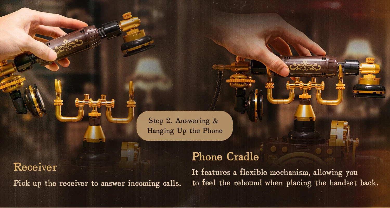 PANTASY Retro Rotary Telephone - 766 pcs # 85018