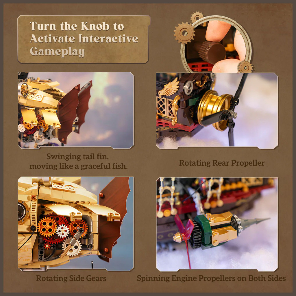 PANTASY Steampunk Airship - 1949 pcs # 85021