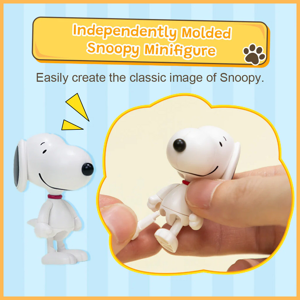 PUREMIND Peanuts™ Snoopy Yellow School Bus # 1204