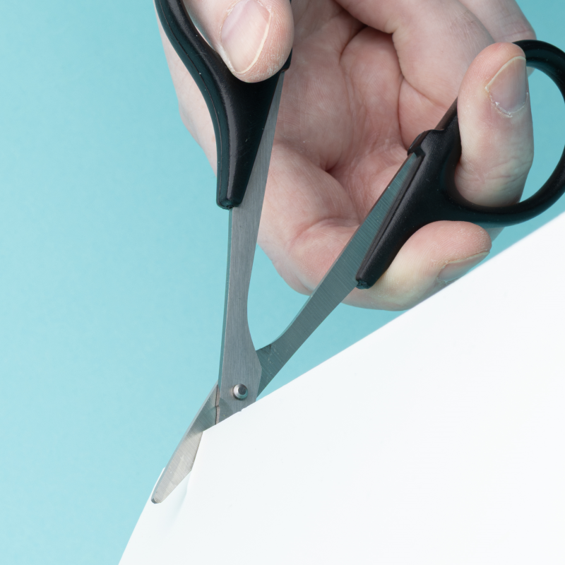 Modelcraft Curved and Straight Plastic Scissors # 2140