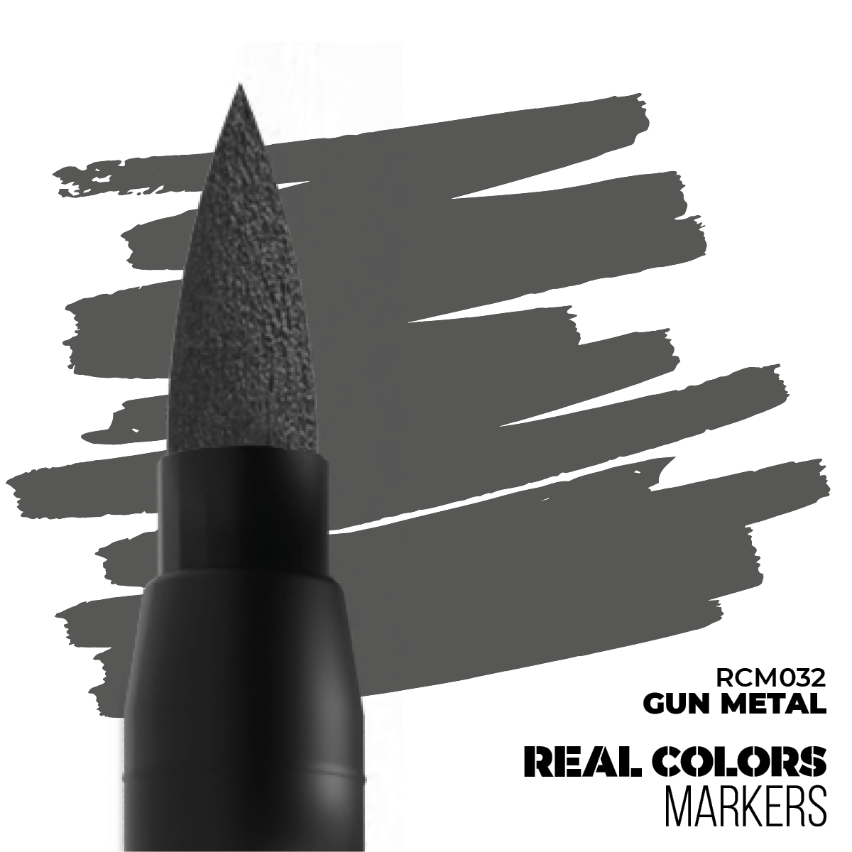 Real Colors Markers Gun Metal # M032