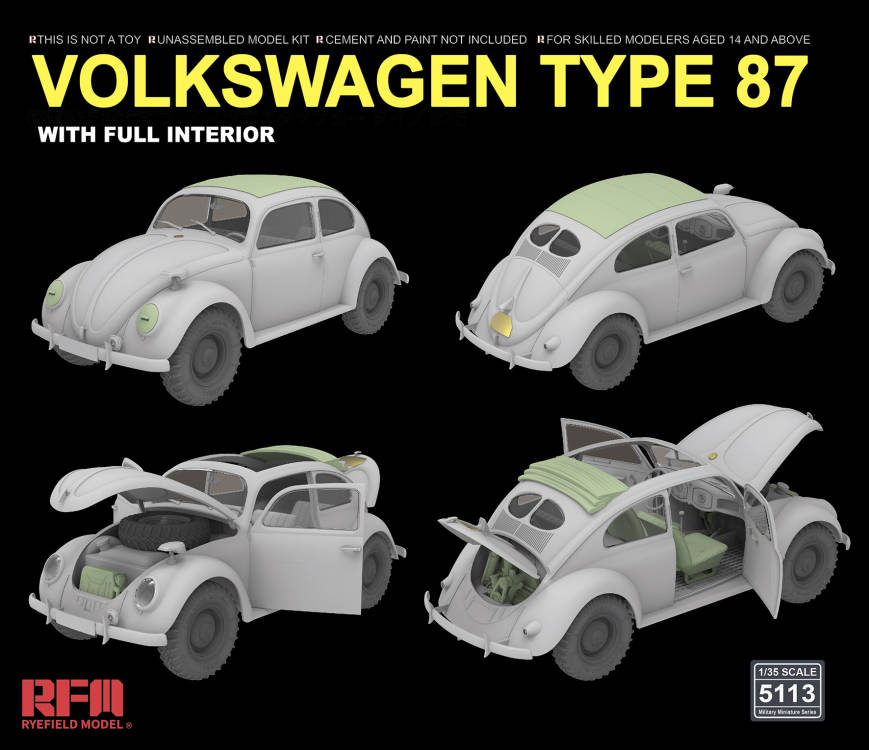 Rye Field Models 1/35 Volkswagen Type 87 # 5113
