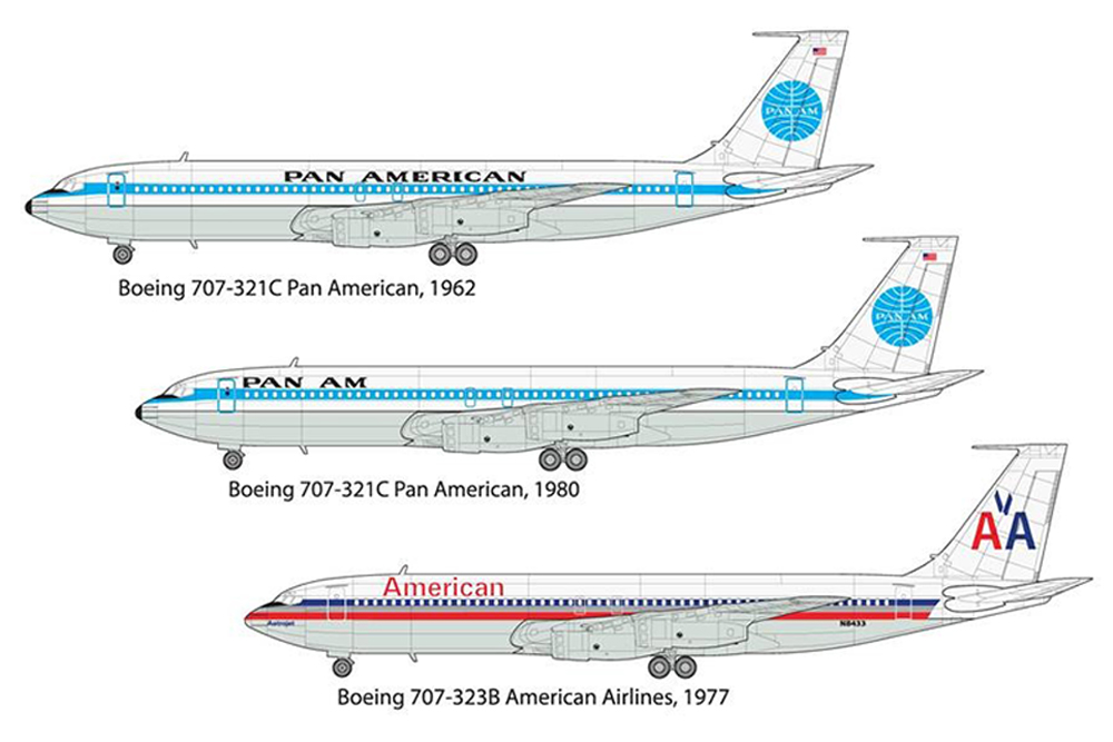 Roden 1/144 Boeing 707-321 Pan American # 338
