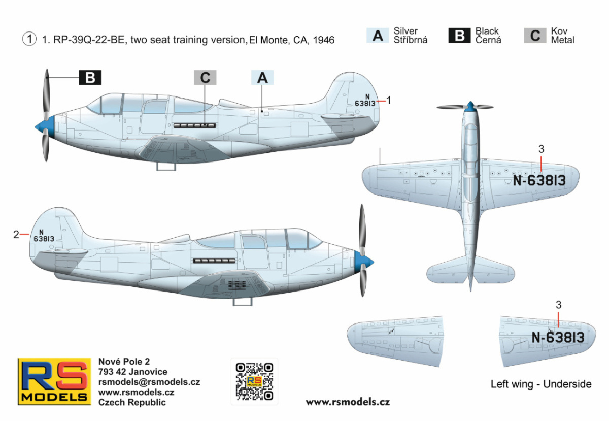 RS Models 1/72 Bell RP-39Q-22-BE # 94024