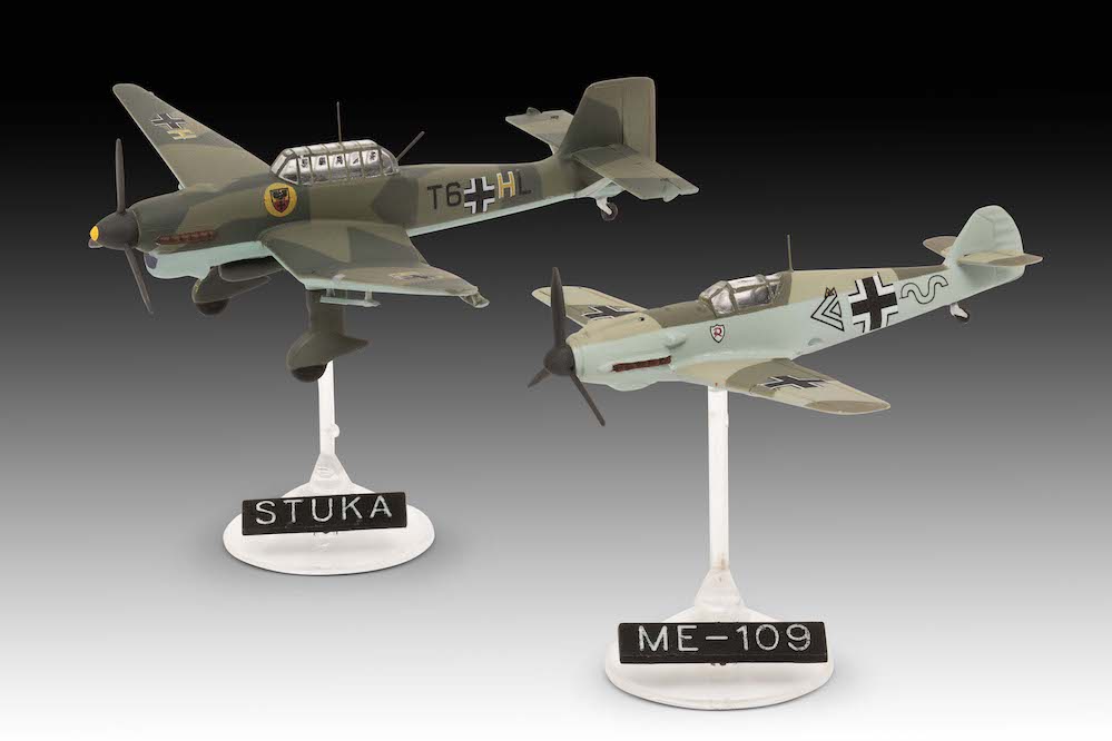 Revell 1/144 Messerschmitt Bf-109E & Junkers Ju-87B Stuka # 03770