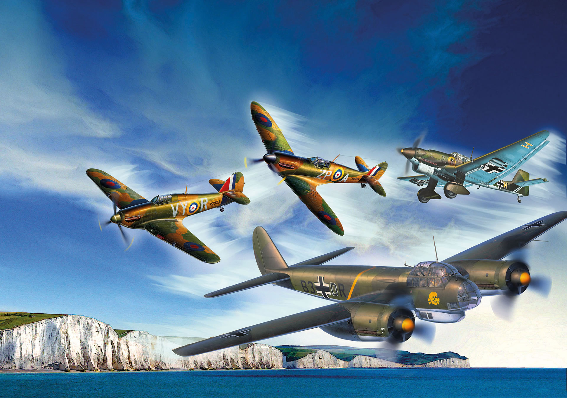 Revell 1/72 Battle of Britain 85th Anniversary Set # 03766