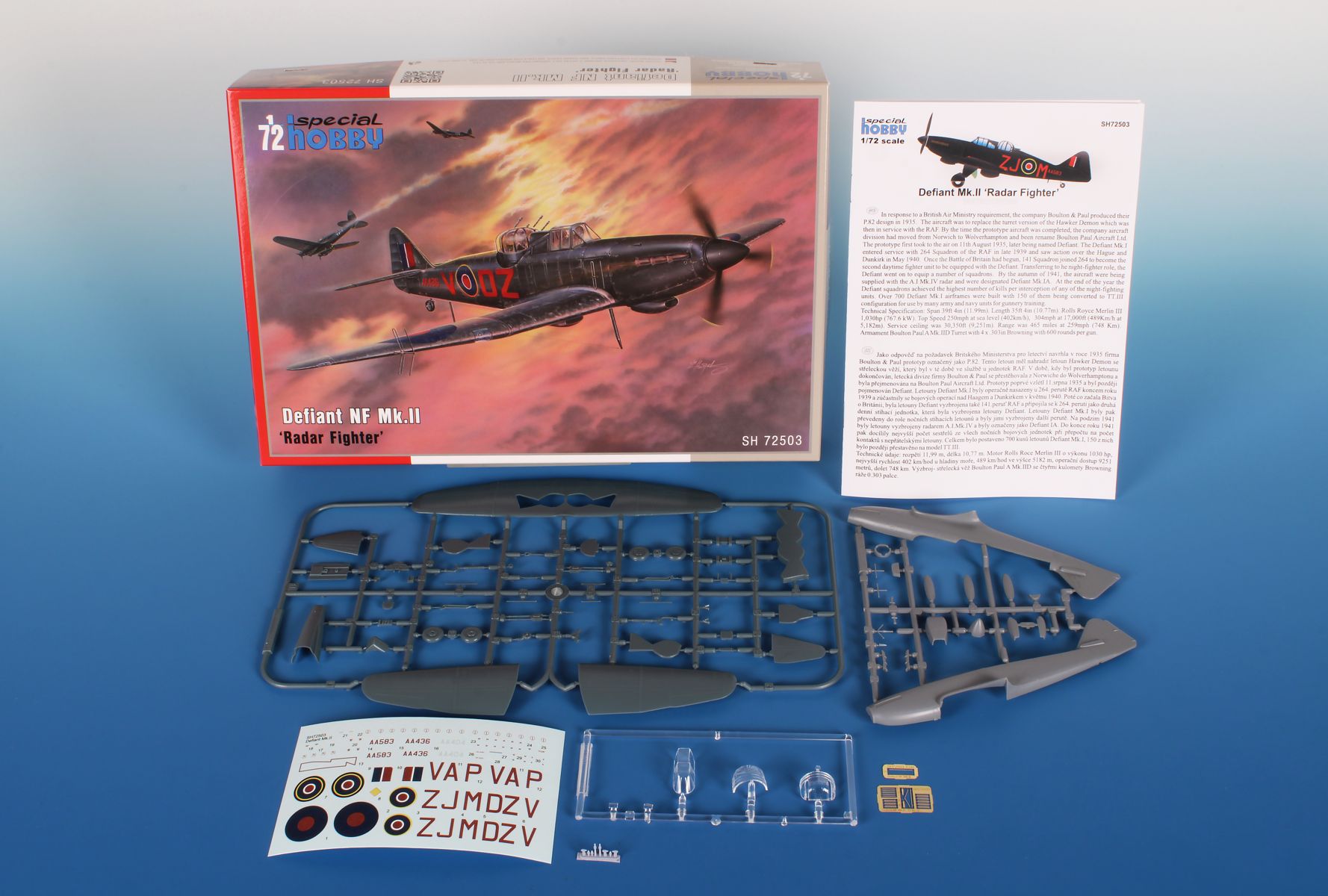 Special Hobby 1/72 Boulton-Paul Defiant Mk.II 'Radar Fighter' # 72503
