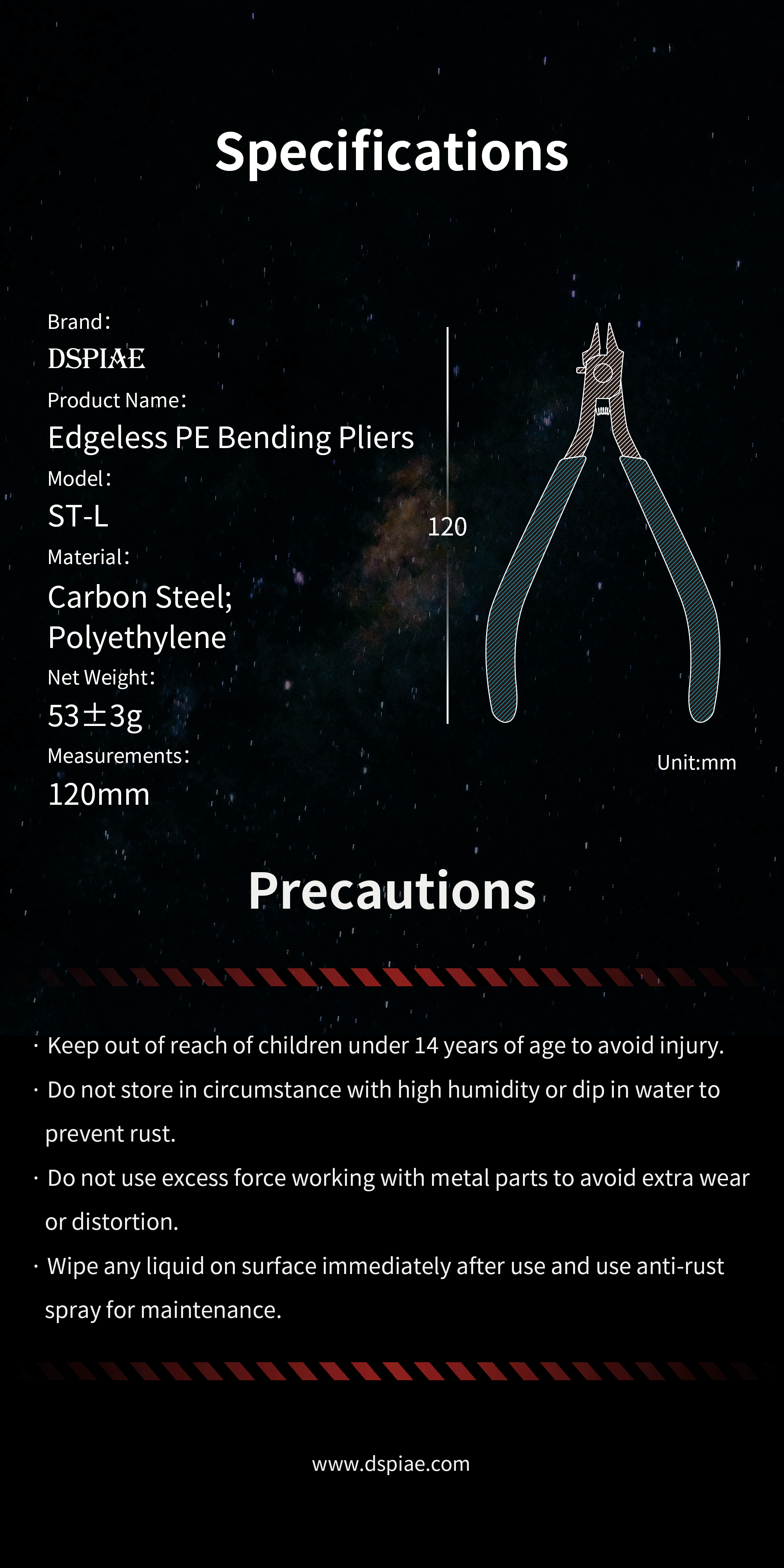 Dspiae Ultimate Bladeless Pliers # ST-L