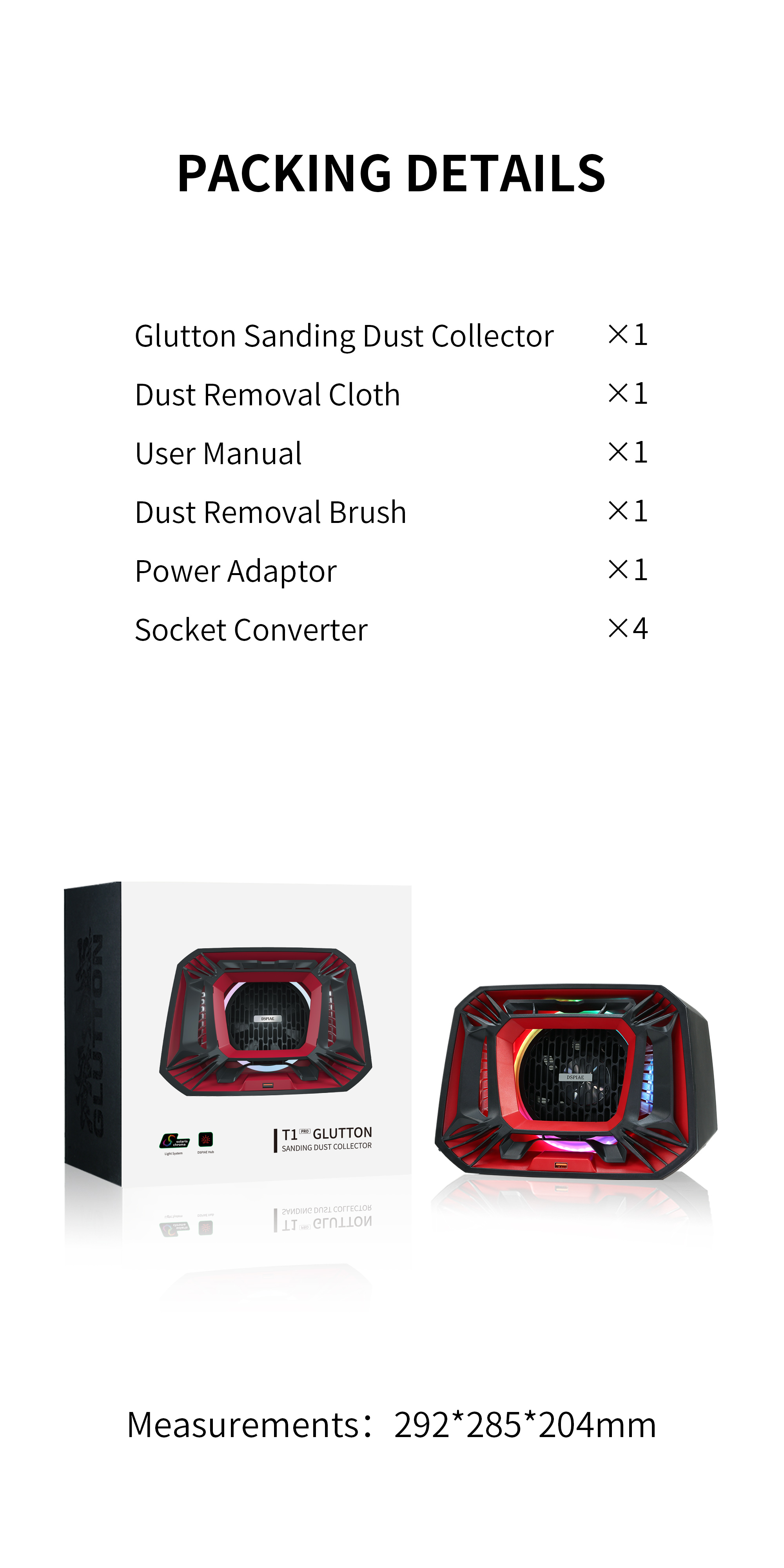 Dspiae HEPA Filter For Sanding Dust Collector # T1-F01