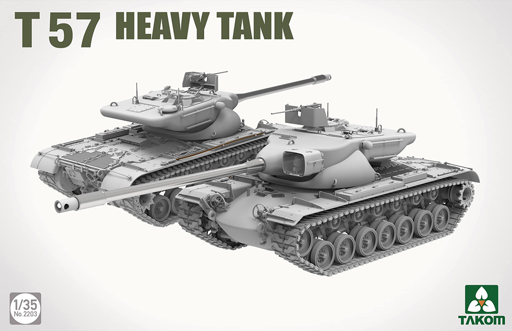 Takom 1/35 US Army T57 Experimental Heavy Tank # 02203
