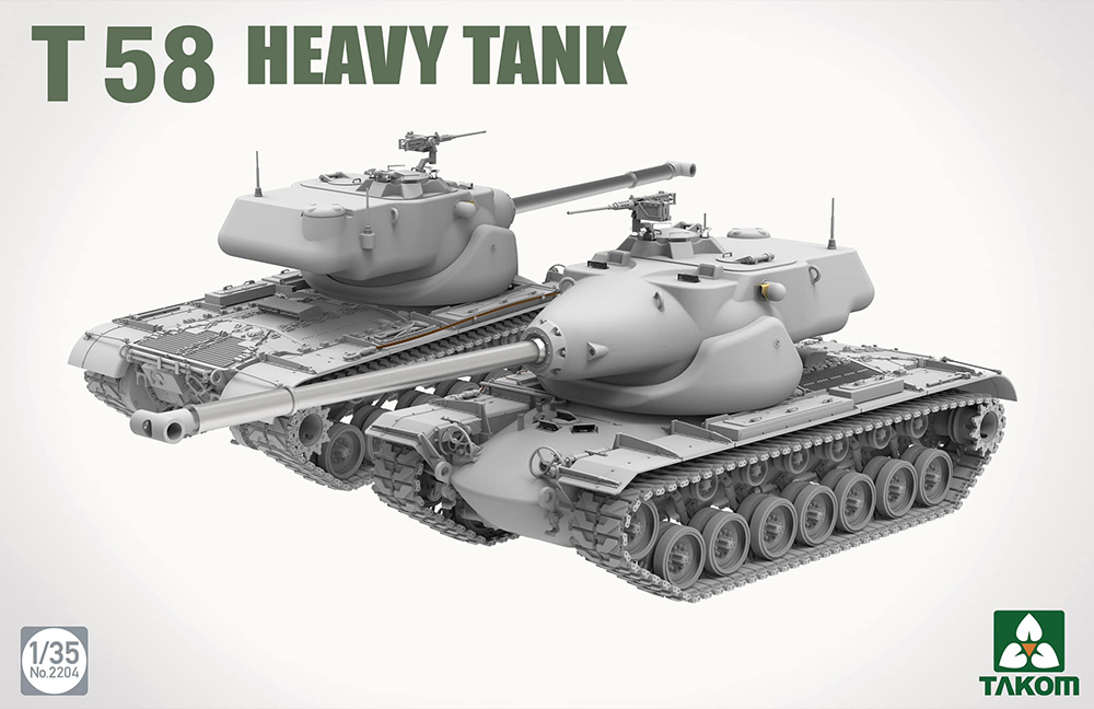 Takom 1/35 US Army T58 Experimental Heavy Tank # 02204