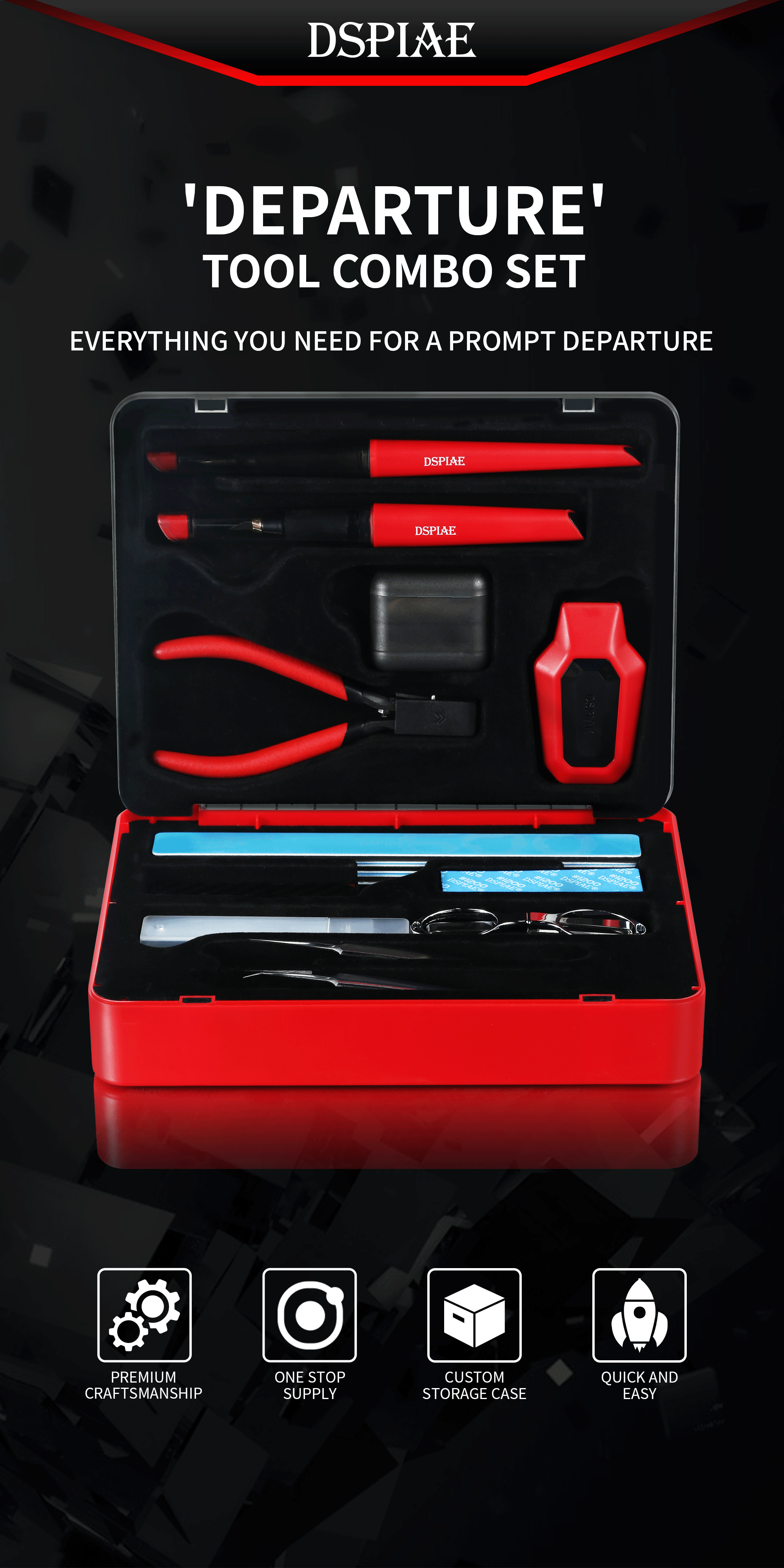 Dspiae "Departure" Tool Combo Set # TC-S01