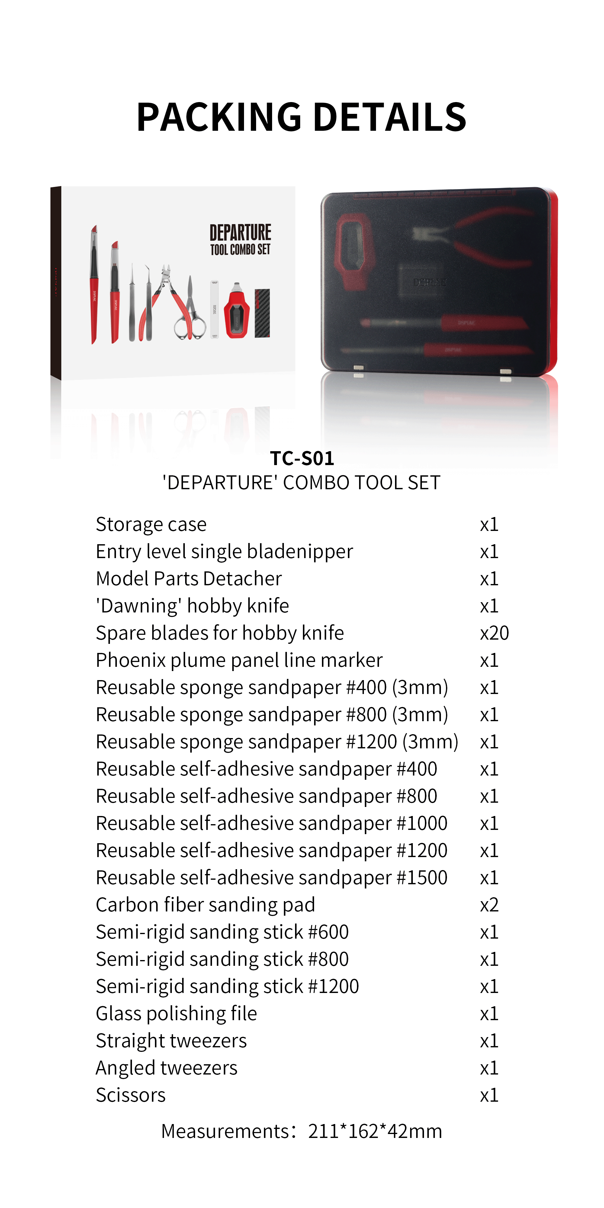 Dspiae "Departure" Tool Combo Set # TC-S01