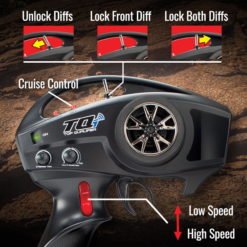 Traxxas 1/10 TRX-4 Land Rover Defender 4X4 TQi 4-Channel Radio System